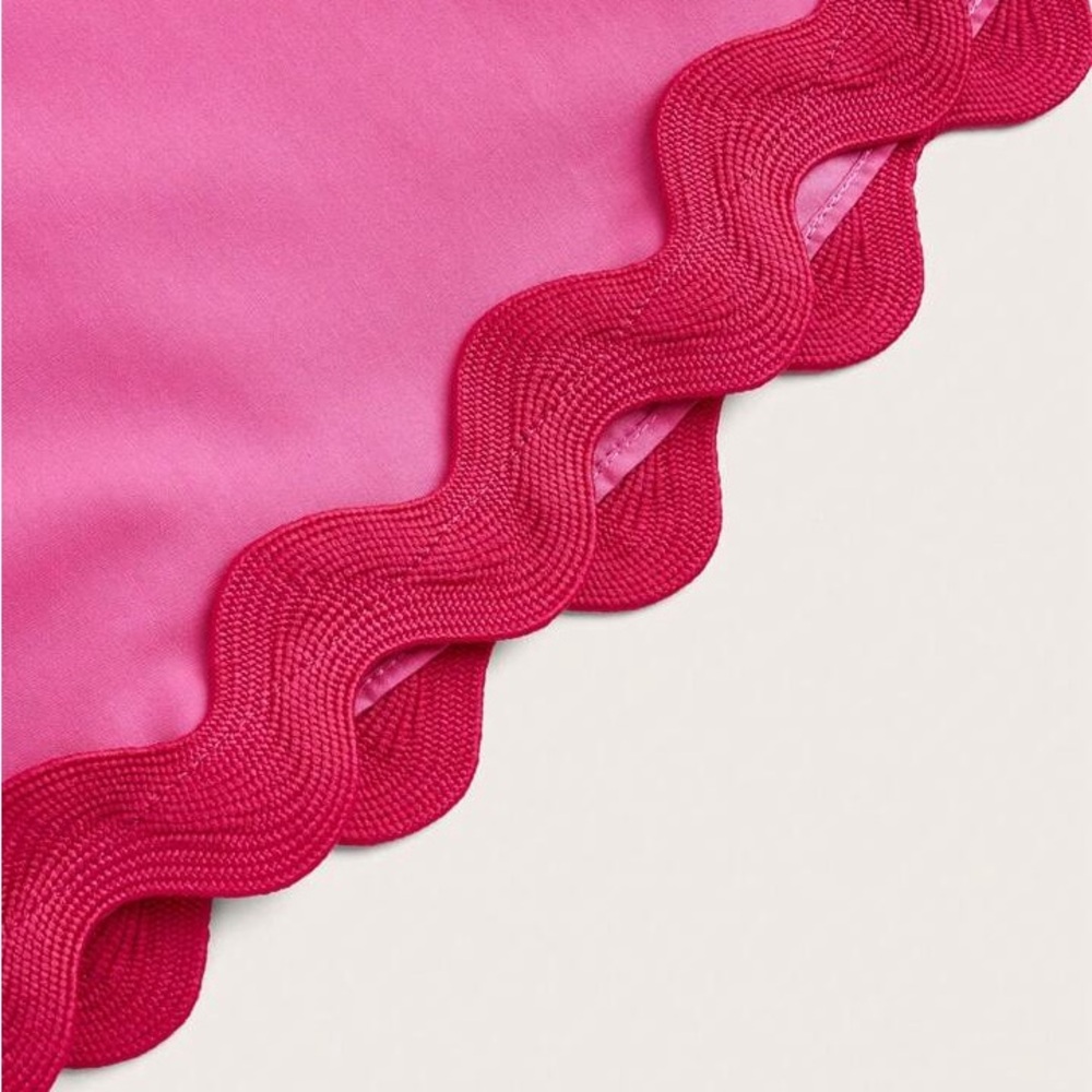 Vibrant Pink Layered Ruffle Top small - Picture 3 of 8